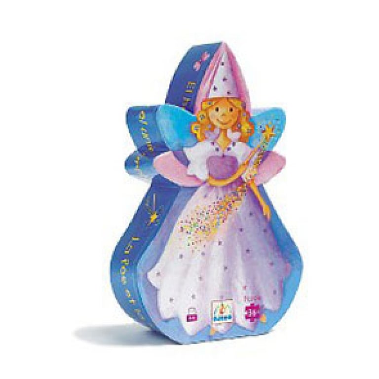 Puzzle Silhouette 36 Pièces : La Fée et la Licorne - Éveillez votre imagination - Excellent état Comme neuf - Djeco reconditionné disponible sur Pixmania