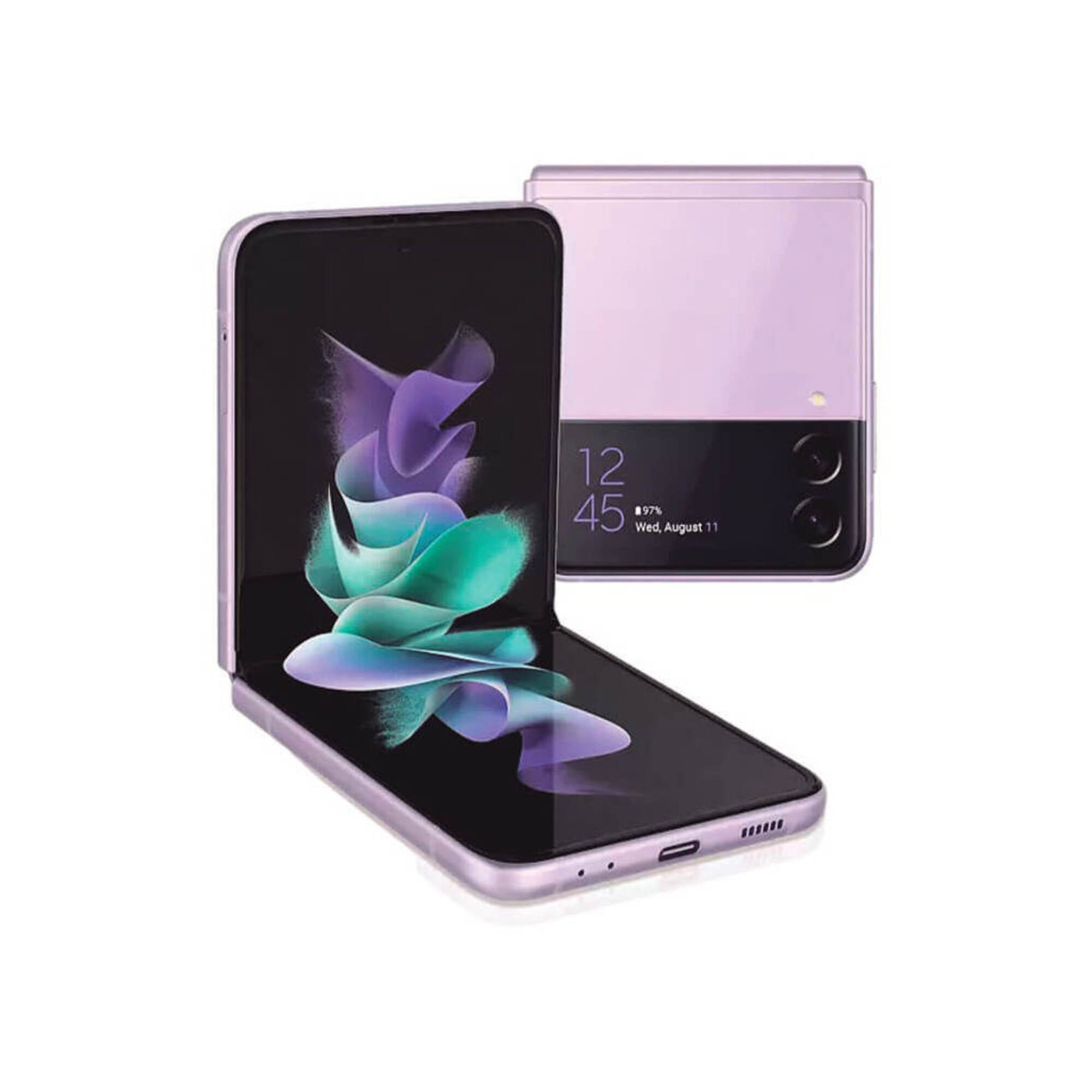 Samsung Galaxy Z Flip3 (5G) 128 Go, Lavande, débloqué - Bon état