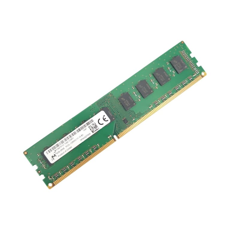 8Go RAM DDR3  MT16KTF1G64AZ-1G6P1  DIMM PC3L-12800U 2Rx8 - Très bon état Très bon état - Micron reconditionné disponible sur Pixmania