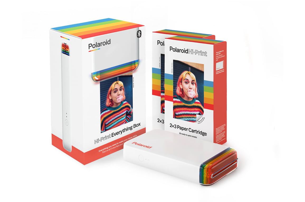 Polaroid COFFRET HI PRINT + 40 FILMS - Excellent état Comme neuf - Polaroid reconditionné disponible sur Pixmania