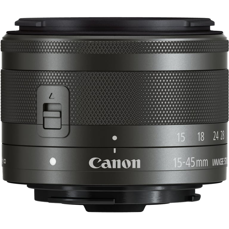 Acheter Canon Objectif EF-M 15-45mm f/3.5-6.3 IS STM - Graphite - Bon état Bon état - 179,99 € Canon Objectif EF-M 15-45mm f/3.5-6.3 IS STM - Graphite - Bon état Bon état - Canon reconditionné disponible sur Pixmania