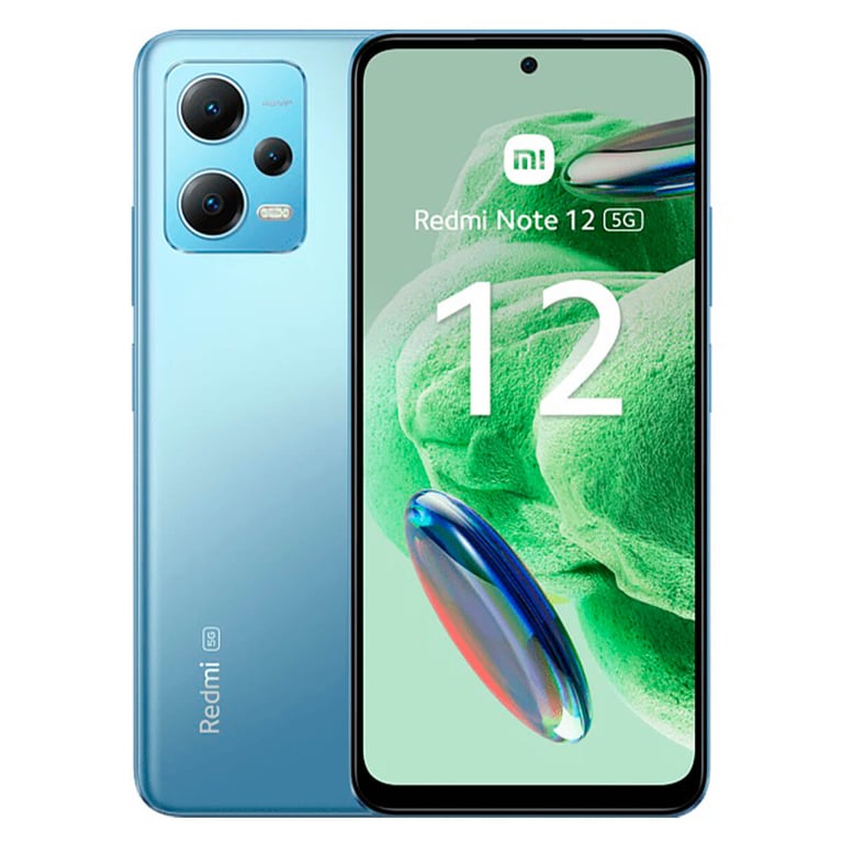 Redmi Note 12 (5G) 4Go/128Go, Bleu, Débloqué - Très bon état