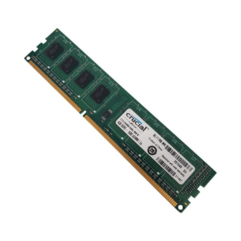 4Go RAM DDR3  CT51264BA160BJ.M8FN DIMM PC3-12800U 1Rx8 - Très bon état Très bon état - Crucial reconditionné disponible sur Pixmania