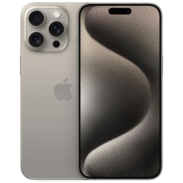 iPhone 15 Pro Max (5G) 256 Go, Titane naturel [SANS FACEID] - Excellent état Comme neuf - Apple reconditionné disponible sur Pixmania