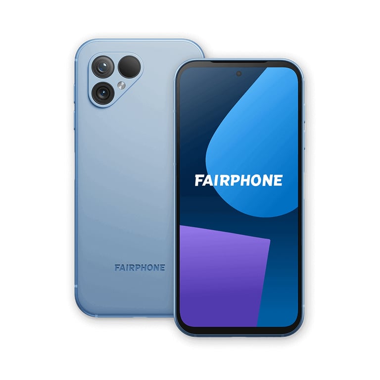 Fairphone 5 (5G) 256 Go, Bleu - Très bon état
