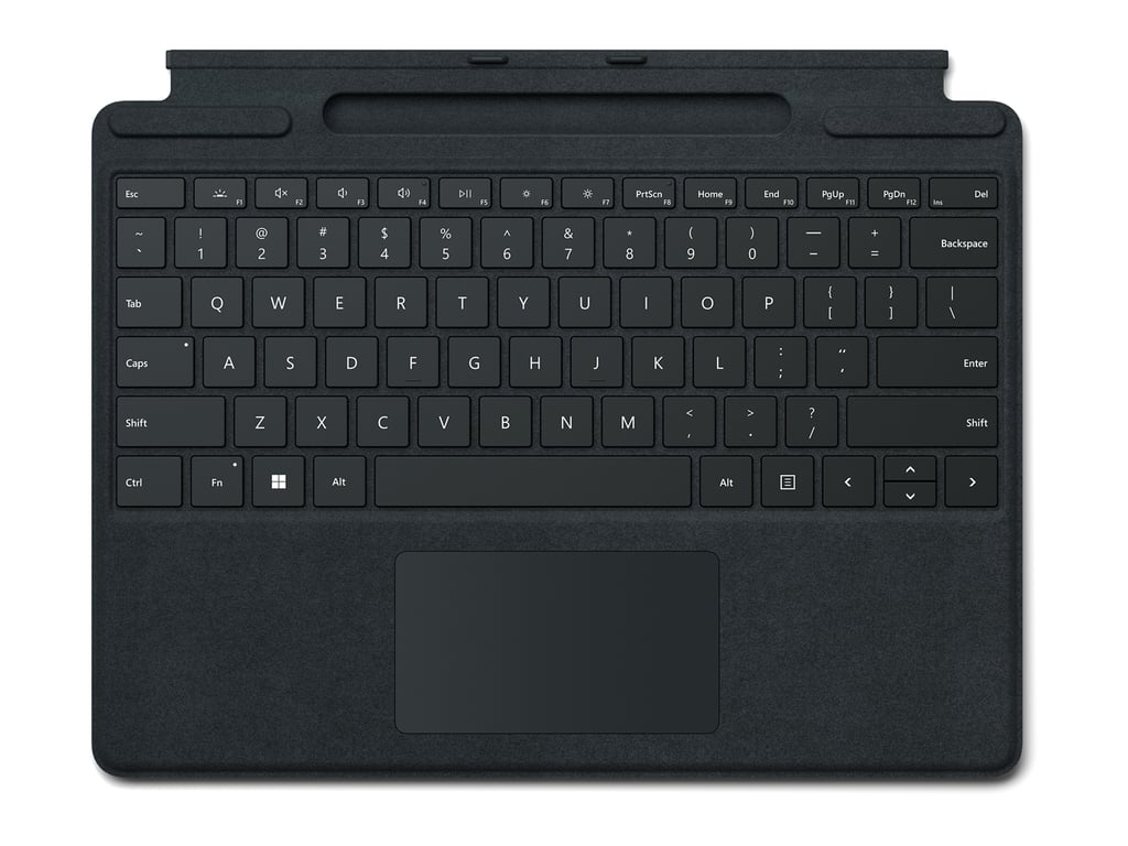 Microsoft Surface Pro Signature Keyboard QWERTY Nordique Microsoft Cover port Noir - Bon état Bon état - Microsoft reconditionné disponible sur Pixmania