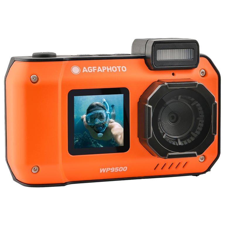 Acheter AGFAPHOTO Realishot WP9500 - Appareil Photo Numérique Waterproof, Étanche 7m, 24 MP, Zoom 18X, Vidéo 4K, Double Écran 2.9 /1.4 - Orange - Excellent état Comme neuf - 104,99 € AGFAPHOTO Realishot WP9500 - Appareil Photo Numérique Waterproof, Étanche 7m, 24 MP, Zoom 18X, Vidéo 4K, Double Écran 2.9 /1.4 - Orange - Excellent état Comme neuf - Agfa Photo reconditionné disponible sur Pixmania