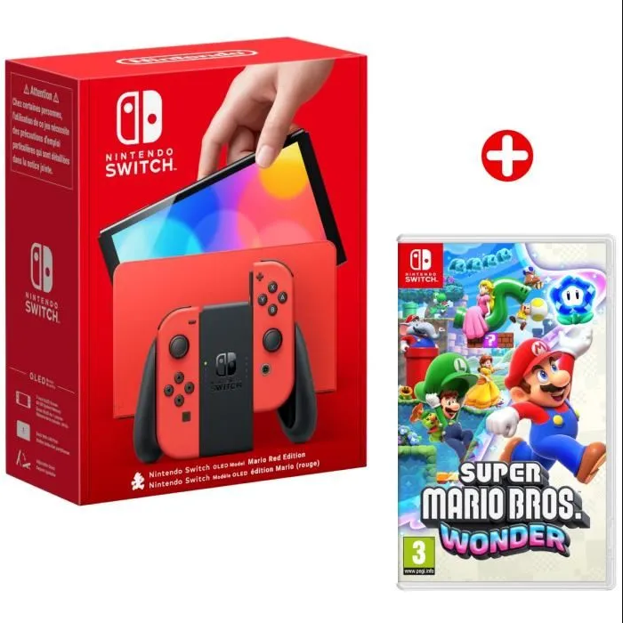Acheter Switch OLED Rouge 64 Go & Super Mario Bros Wonder - Très bon état Très bon état - 409,99 € Switch OLED Rouge 64 Go & Super Mario Bros Wonder - Très bon état Très bon état - Nintendo reconditionné disponible sur Pixmania