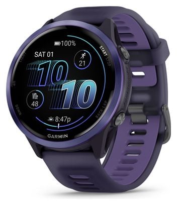 Forerunner 570 Montre GPS 47 mm, Violet Bleu Indigo - Très bon état Très bon état - Garmin reconditionné disponible sur Pixmania