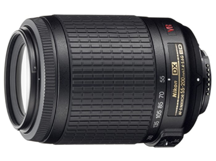 Nikon AF-S DX VR Zoom-Nikkor 55-200mm f/4-5.6G IF-ED SLR Téléobjectif Noir - Très bon état
