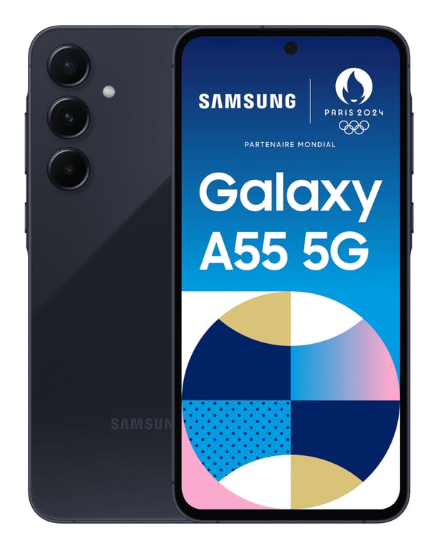 Acheter Galaxy A55 (5G) 128 Go, Bleu Nuit, Débloqué - Bon état Bon état - 255,00 € Galaxy A55 (5G) 128 Go, Bleu Nuit, Débloqué - Bon état Bon état - Samsung reconditionné disponible sur Pixmania