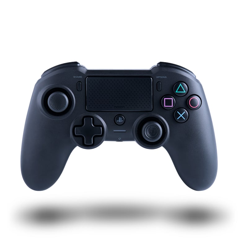 NACON Asymmetric Wireless Noir Bluetooth/USB Manette de jeu Analogique/Numérique PC, PlayStation 4 - Excellent état Comme neuf - Nacon reconditionné disponible sur Pixmania