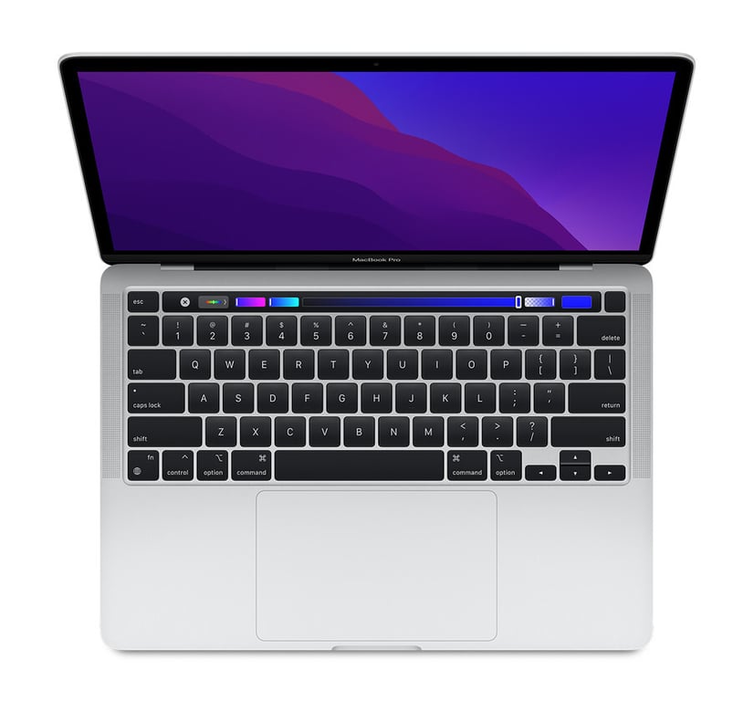 MacBook Pro M1 (2020) 13.3', 3.2 GHz 1 To 8 Go  Apple GPU 8, Argent - QWERTY - Espagnol - Bon état