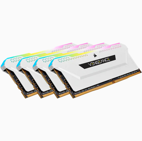 Corsair Vengeance RGB Pro CMH64GX4M4E3200C16W module de mémoire 64 Go 4 x 16 Go DDR4 288-pin DIMM - Excellent état Comme neuf - Corsair reconditionné disponible sur Pixmania