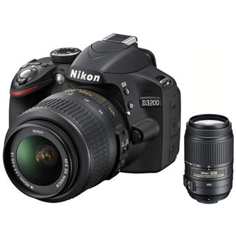 Acheter Nikon D3200 + AF-S DX NIKKOR 18-55mm + AF-S DX NIKKOR 55-300mm Kit d'appareil-photo SLR 24,2 MP CMOS 6016 x 4000 pixels Noir - Très bon état Très bon état - 995,00 € Nikon D3200 + AF-S DX NIKKOR 18-55mm + AF-S DX NIKKOR 55-300mm Kit d'appareil-photo SLR 24,2 MP CMOS 6016 x 4000 pixels Noir - Très bon état Très bon état - Nikon reconditionné disponible sur Pixmania