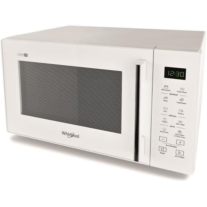 Micro-ondes Whirlpool MWP2S1, Electronique, 25L, 900W, Auto Cook (7 recettes) - Excellent état Comme neuf - Whirlpool reconditionné disponible sur Pixmania