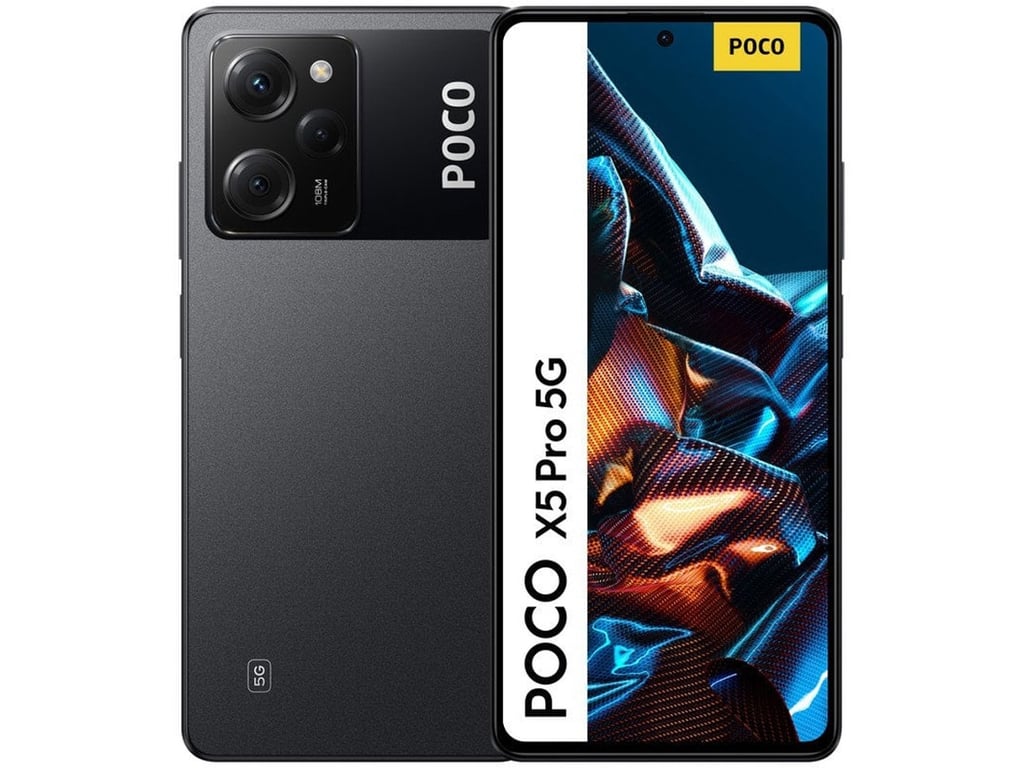 Poco X5 Pro 5G 6.6  Dual Sim 8Gb/256Gb Black - Bon état Bon état - Xiaomi reconditionné disponible sur Pixmania