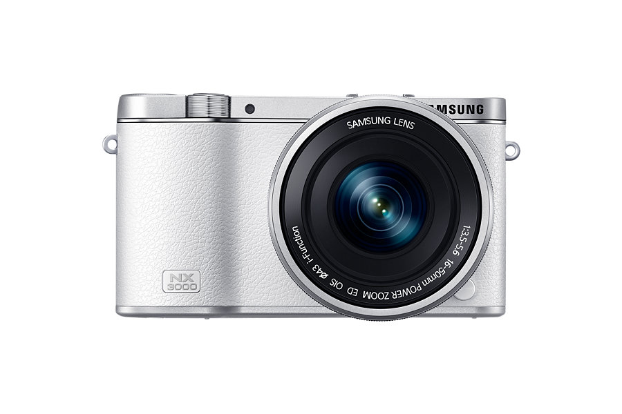 Samsung NX3000 Appareil-photo compact 20,3 MP CMOS 5472 x 3648 pixels Blanc - Bon état