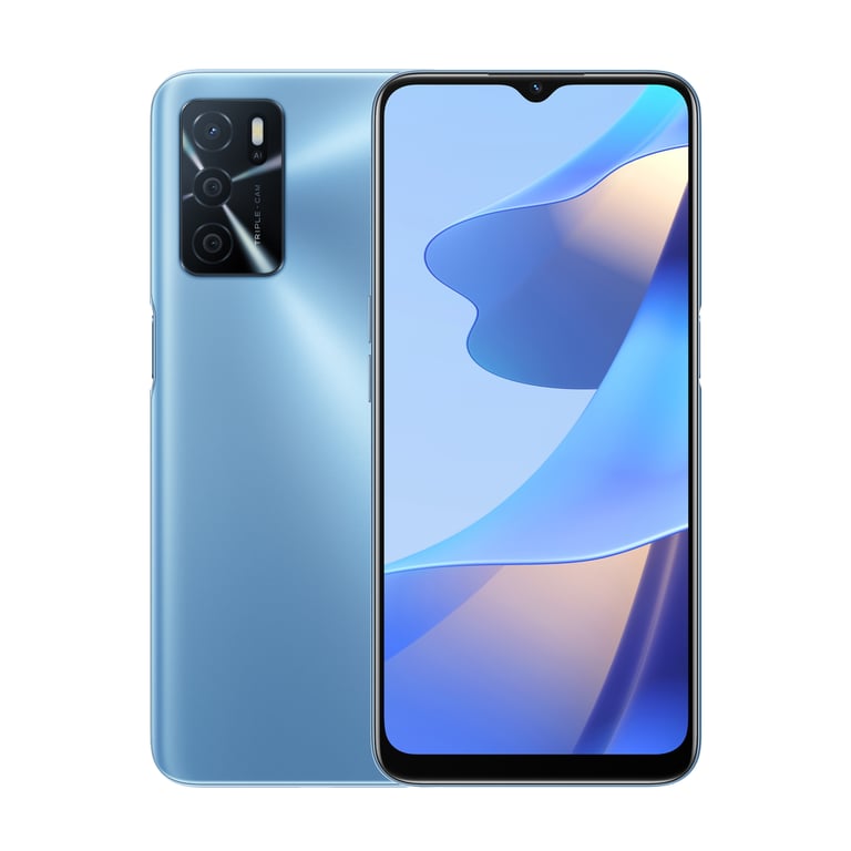 OPPO A16s 16,6 cm (6.52 ) Double SIM Android 11 4G USB Type-C 4 Go 64 Go 5000 mAh Bleu - Bon état