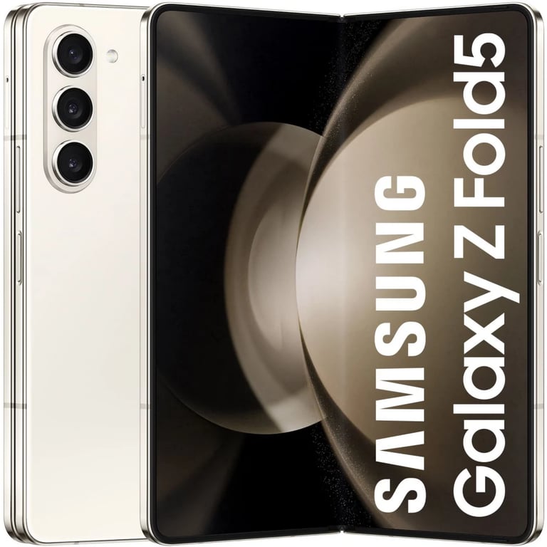 Galaxy Z Fold5 (5G) 256 Go, Crème, Débloqué - Très bon état Très bon état - Samsung reconditionné disponible sur Pixmania