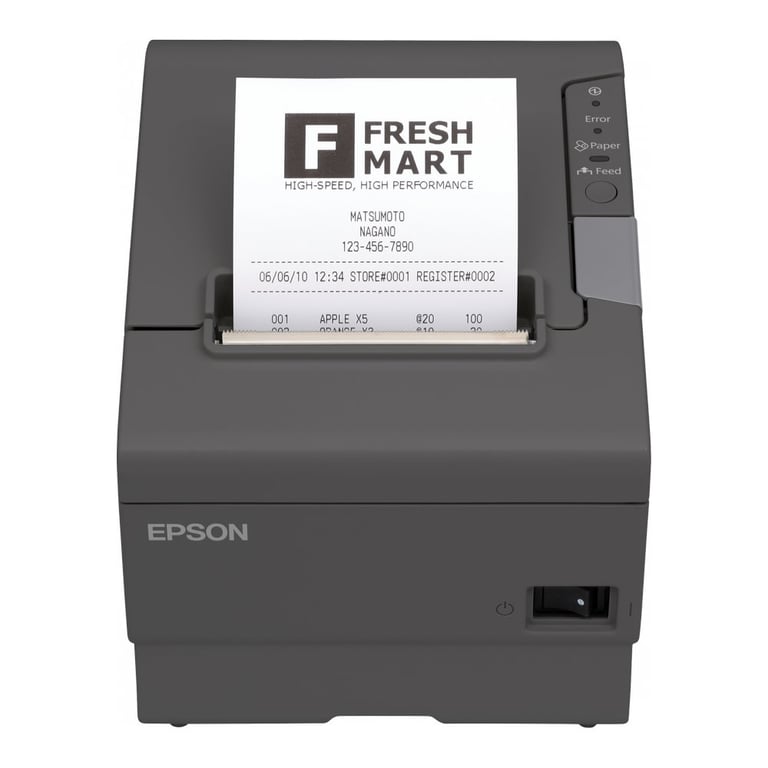 Acheter Epson TM-T88 V Noir - USB + Ethernet - Très bon état Très bon état - 202,00 € Epson TM-T88 V Noir - USB + Ethernet - Très bon état Très bon état - Epson reconditionné disponible sur Pixmania