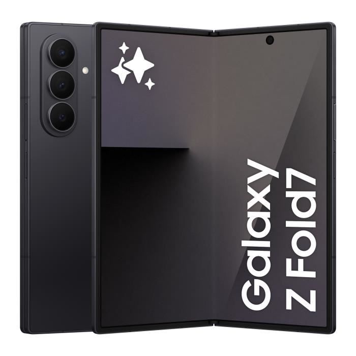 Galaxy Z Fold7 (5G) 256 Go, Noir Absolu - Bon état Bon état - Samsung reconditionné disponible sur Pixmania