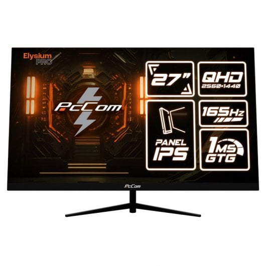 PcCom Elysium Pro 27  LED IPS QHD 165Hz FreeSync Moniteur Gamer avec HDMI, DisplayPort et Base Pivotante - Excellent état Comme neuf - N/A (je n'ai pas trouvé de marque connue reconditionné disponible sur Pixmania
