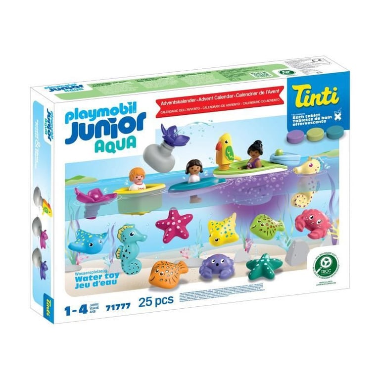 Playmobil 71777 Calendrier de l'avent Junior, JUNIOR & Tinti, 31 pieces, Des 4 ans - Excellent état Comme neuf - Playmobil reconditionné disponible sur Pixmania
