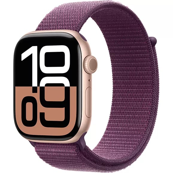 Acheter Apple Watch Series 10 (2024) GPS + Cellular, Boitier Or Rose de 46mm avec bracelet Textile , Prune - Bon état Bon état - 340,00 € Apple Watch Series 10 (2024) GPS + Cellular, Boitier Or Rose de 46mm avec bracelet Textile , Prune - Bon état Bon état - Apple reconditionné disponible sur Pixmania