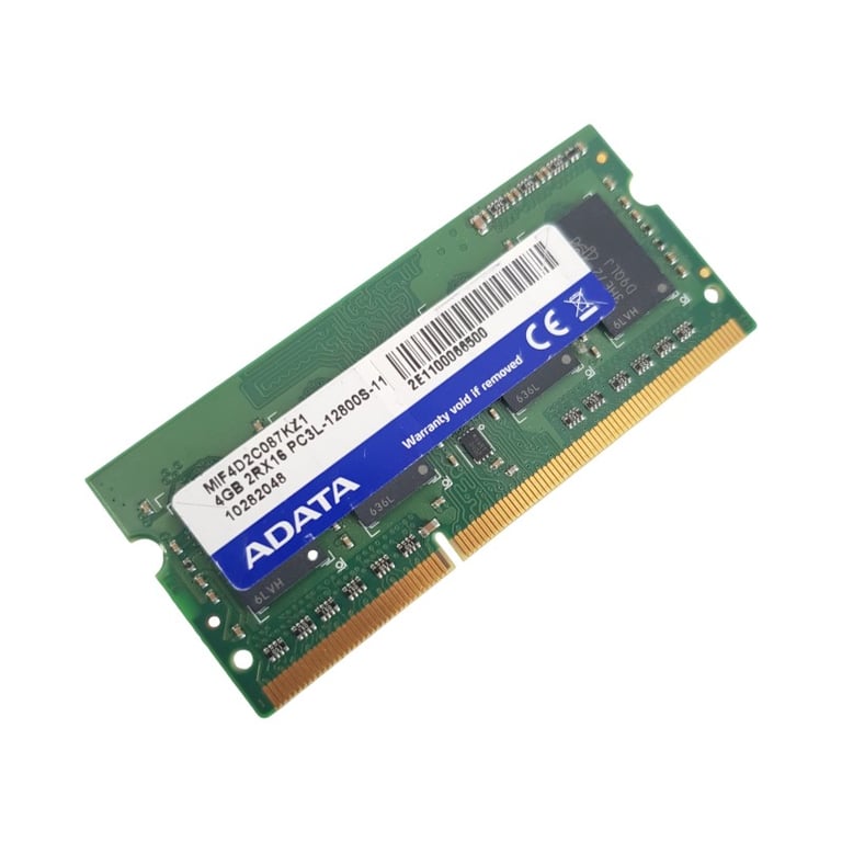 4Go RAM DDR3  MIF4D2C087KZ1 SO-DIMM PC3L-12800S 2Rx16 - Très bon état Très bon état - ADATA reconditionné disponible sur Pixmania