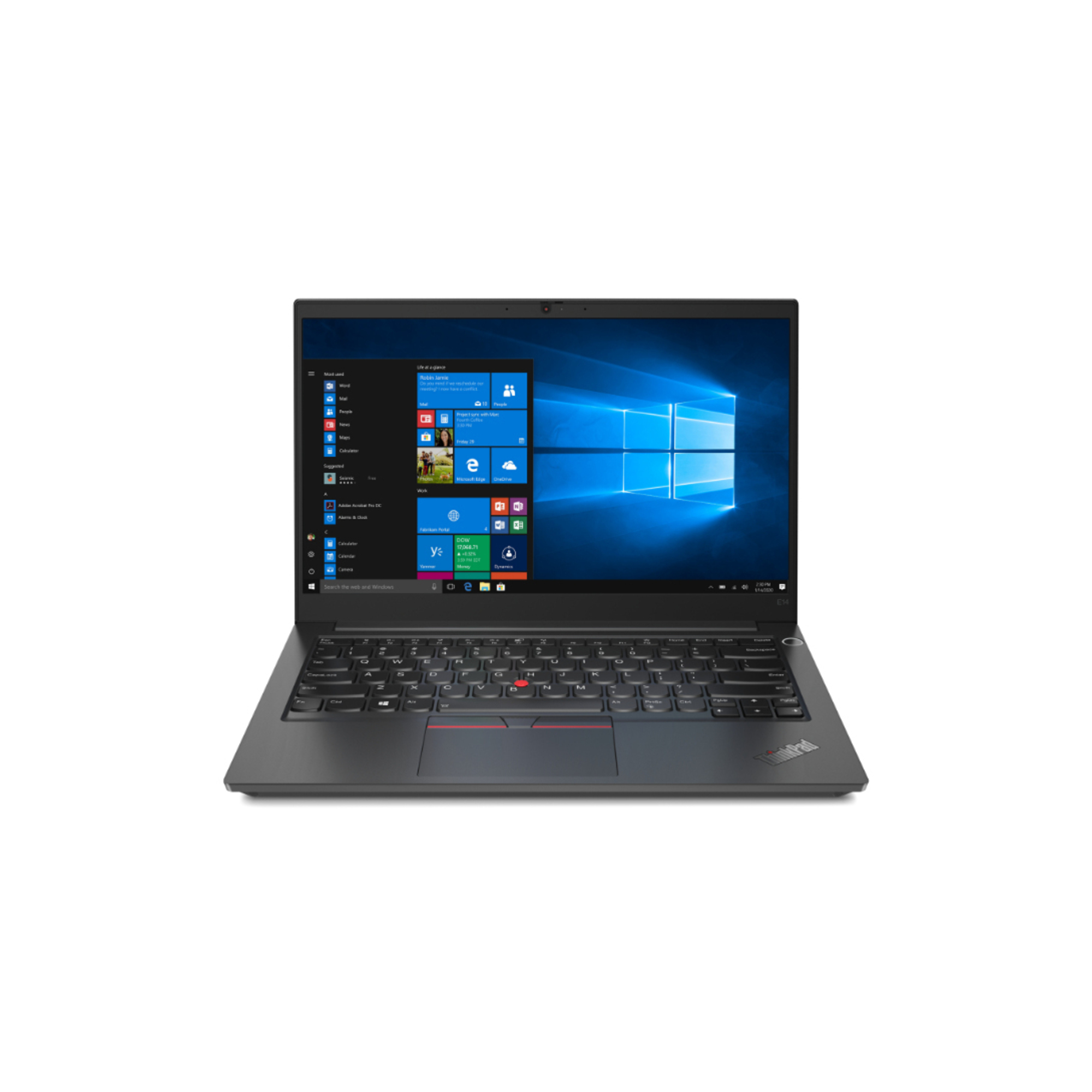 Lenovo ThinkPad E14 i7-1165G7 Ordinateur portable 35,6 cm (14 ) Full HD Intel® Core™ i7 16 Go DDR4-SDRAM 512 Go SSD Wi-Fi 6 (802.11ax) Windows 11 Pro Noir - Bon état