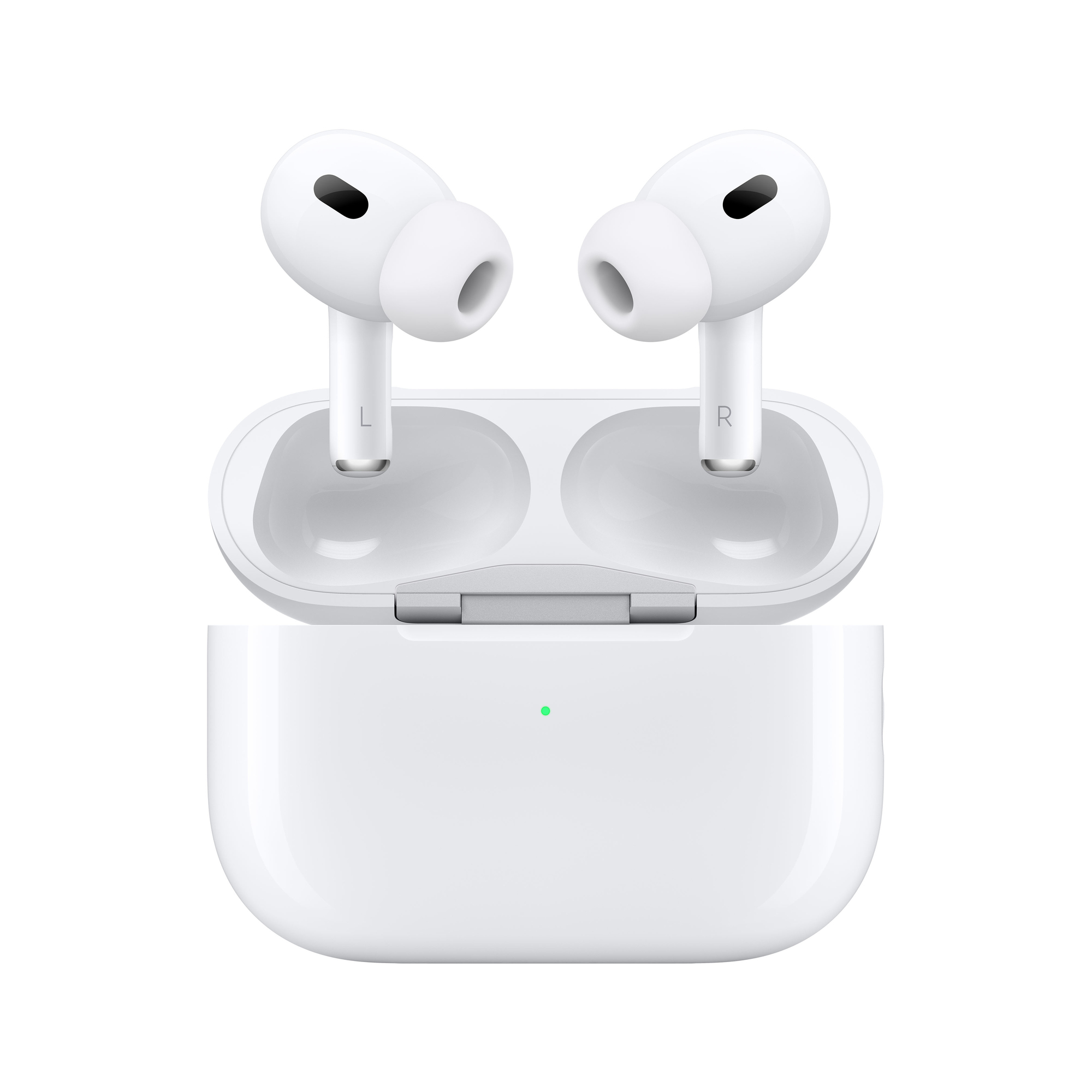 AirPods Pro (2e génération) - Recharge lightning, Magsafe et sans fil, Blanc - Bon état