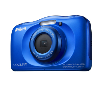 Nikon COOLPIX S33 1/3.1 Appareil-photo compact 13,2 MP CMOS 4160 x 3120 pixels Bleu - Bon état