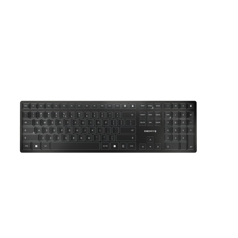 CHERRY KW 9100 SLIM clavier Universel RF sans fil + Bluetooth QWERTY Anglais Noir - Bon état Bon état - N/A reconditionné disponible sur Pixmania