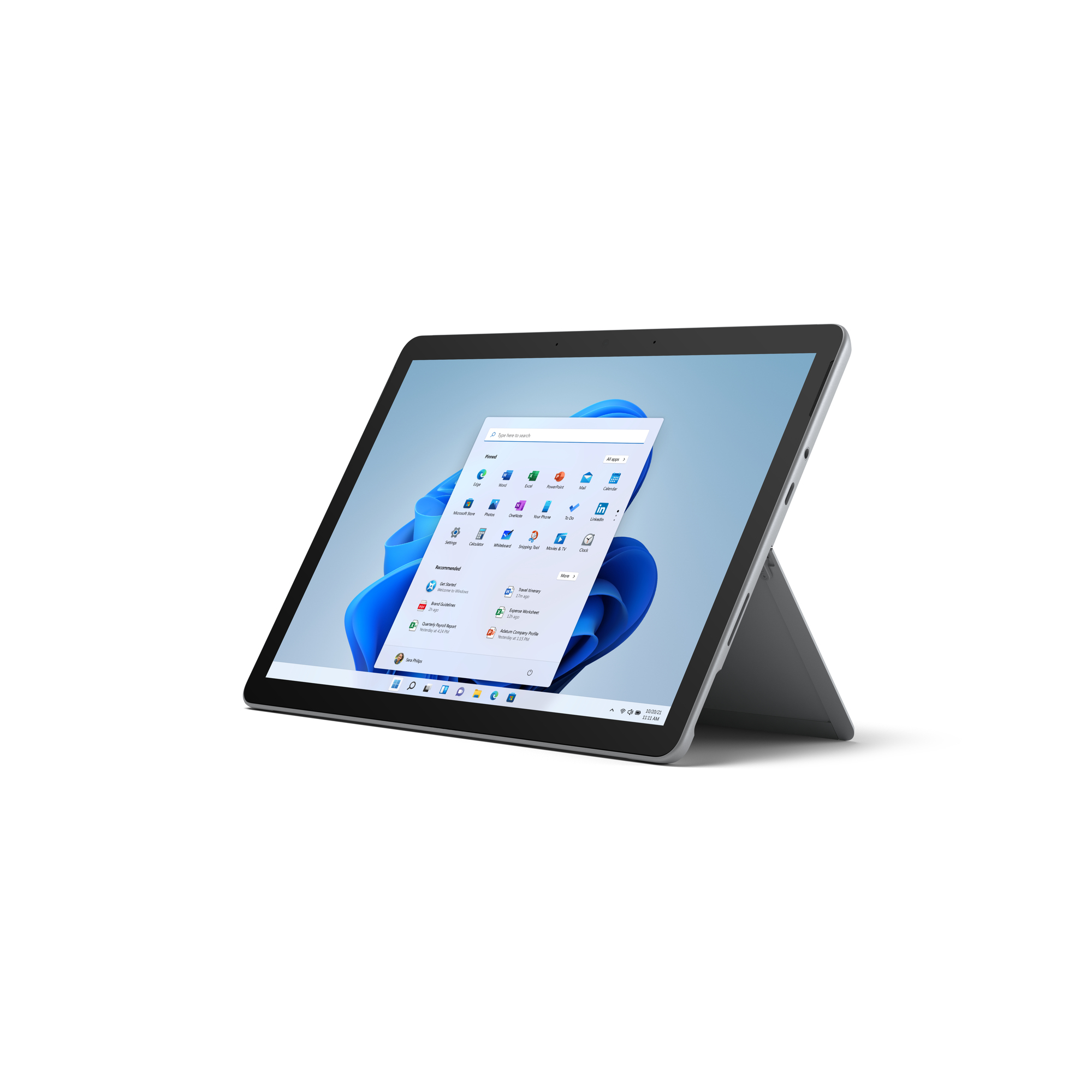 Microsoft Surface Go 3 Intel® Pentium® Gold 64 Go 26,7 cm (10.5 ) 4 Go Wi-Fi 6 (802.11ax) Windows 11 Pro Platine - Bon état