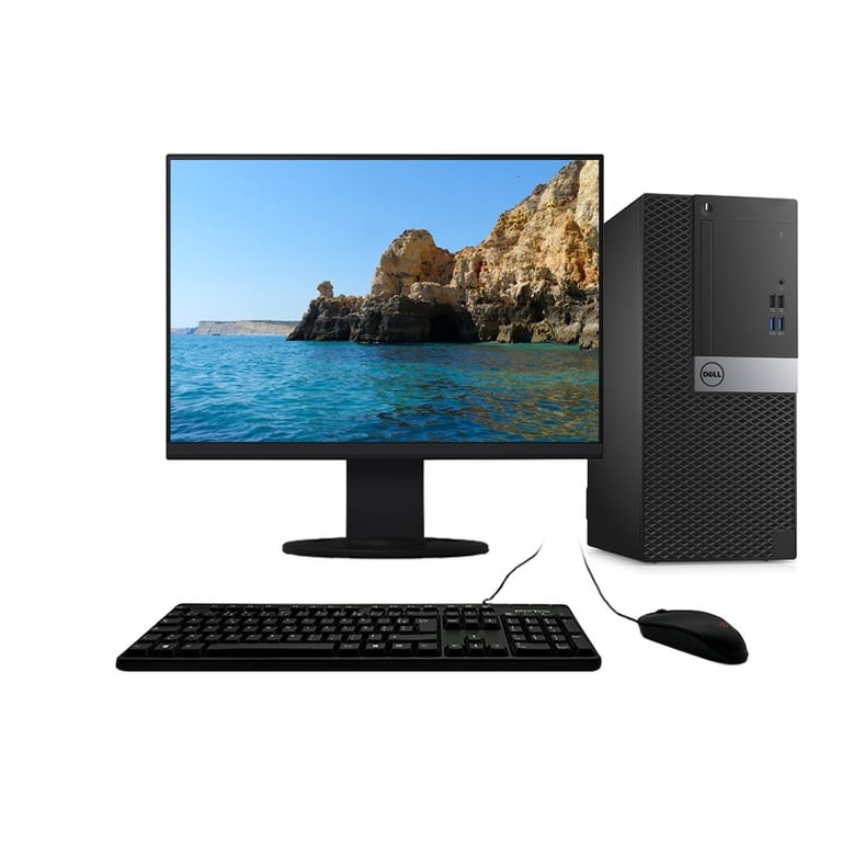Optiplex 7040 MT i7-6700 4GHz 16Go/240Go SSD Wifi W11 + Ecran 20 - Très bon état Très bon état - Dell reconditionné disponible sur Pixmania