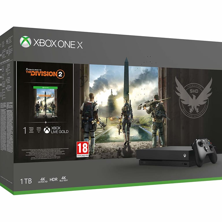 Acheter Microsoft Xbox One X + Tom Clancy's The Division 2 1 To Wifi Noir - Bon état Bon état - 299,99 € Microsoft Xbox One X + Tom Clancy's The Division 2 1 To Wifi Noir - Bon état Bon état - Microsoft reconditionné disponible sur Pixmania