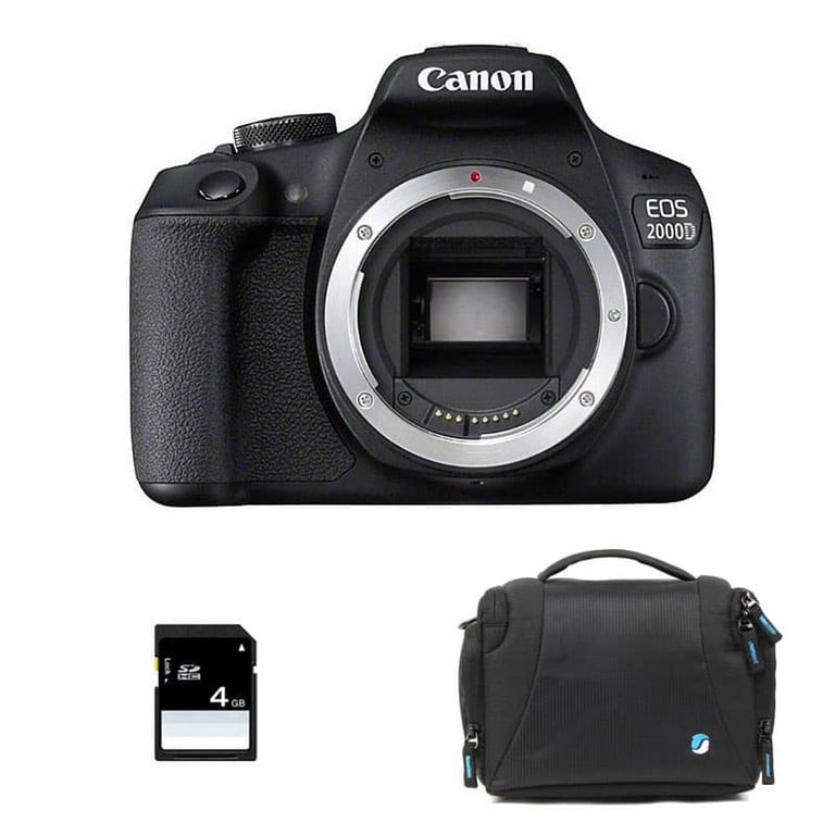 CANON EOS 2000D Nu + Sac + SD 4Go - Très bon état