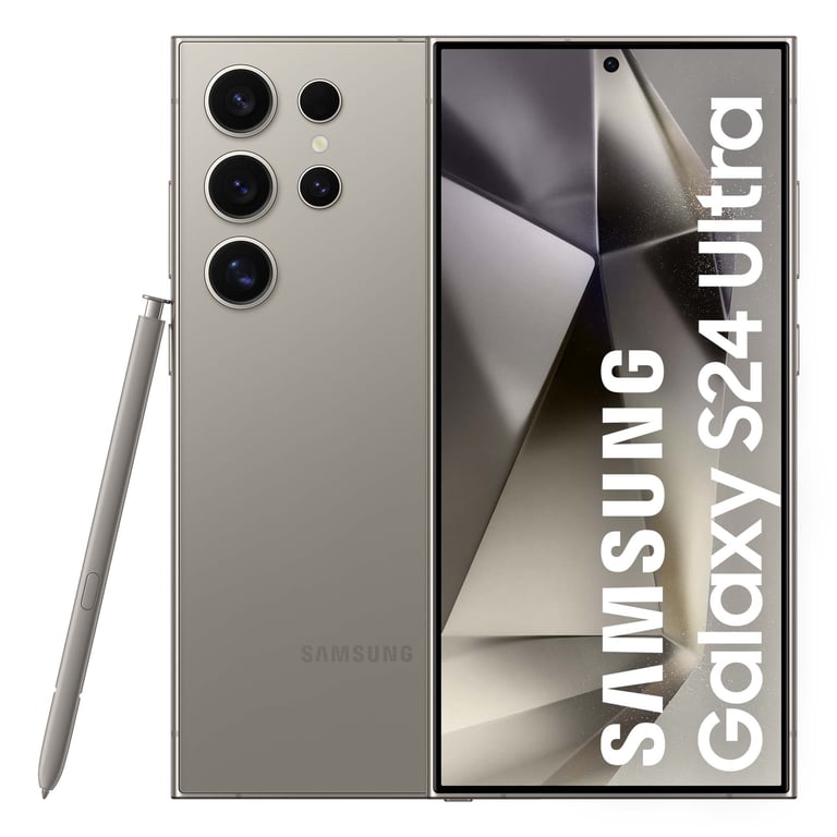 Galaxy S24 Ultra (5G) 1To, Gris Titane, Débloqué - Très bon état Très bon état - Samsung reconditionné disponible sur Pixmania