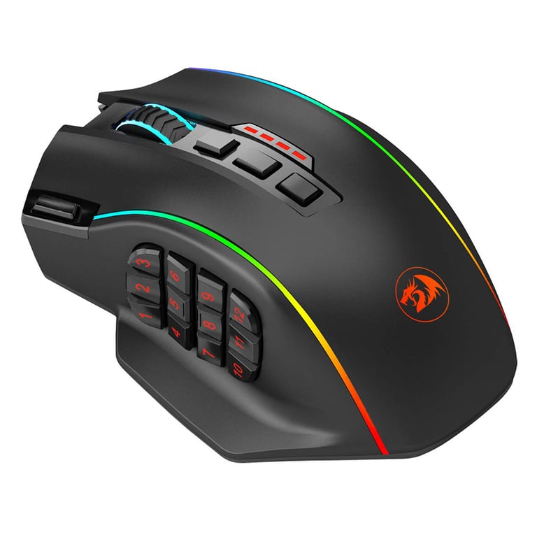 Acheter Souris de Jeu Redragon M901P-KS 2.4G Sans Fil Double Mode RVB MMO avec 12 Boutons Latéraux 16000 DPI - Noir - Bon état Bon état - 25,23 € Souris de Jeu Redragon M901P-KS 2.4G Sans Fil Double Mode RVB MMO avec 12 Boutons Latéraux 16000 DPI - Noir - Bon état Bon état - Redragon reconditionné disponible sur Pixmania