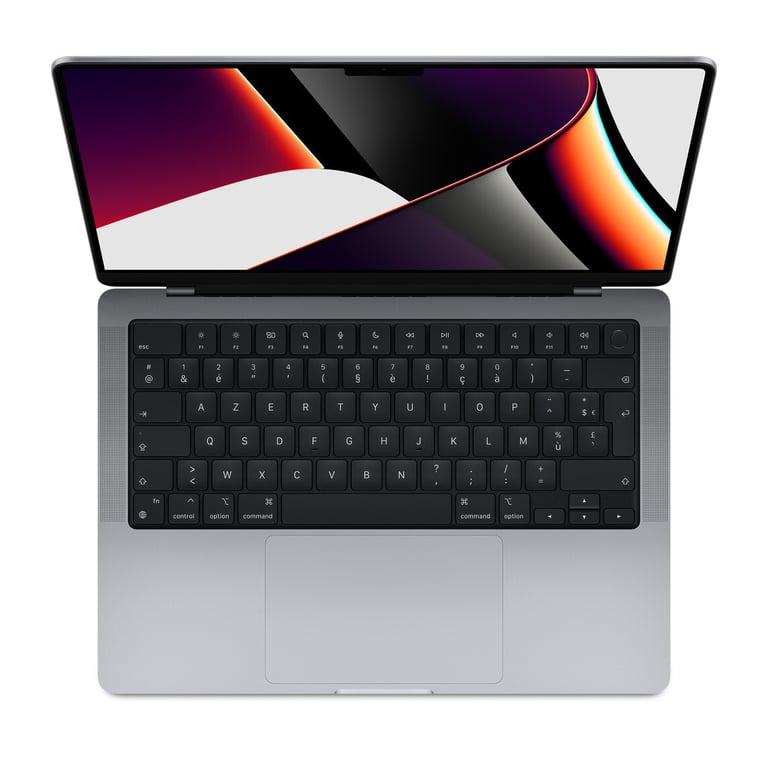 MacBook Pro M1 (2021) 14', 512 Go 8 cœurs 16 Go Apple GPU 14, Gris sidéral - AZERTY - Bon état