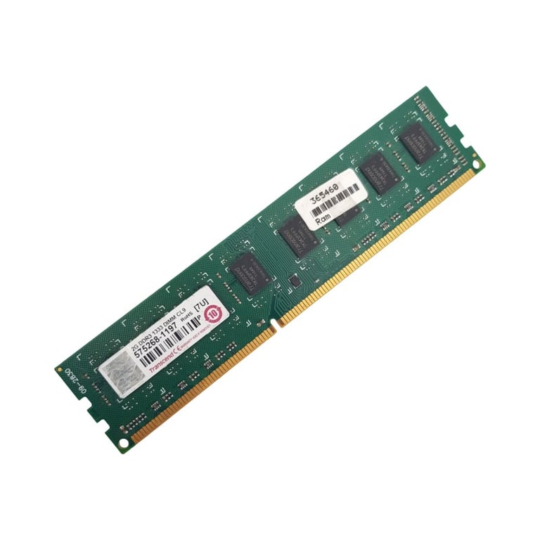2Go RAM DDR3  1333MHz 2Rx8 - Très bon état Très bon état - Transcend reconditionné disponible sur Pixmania