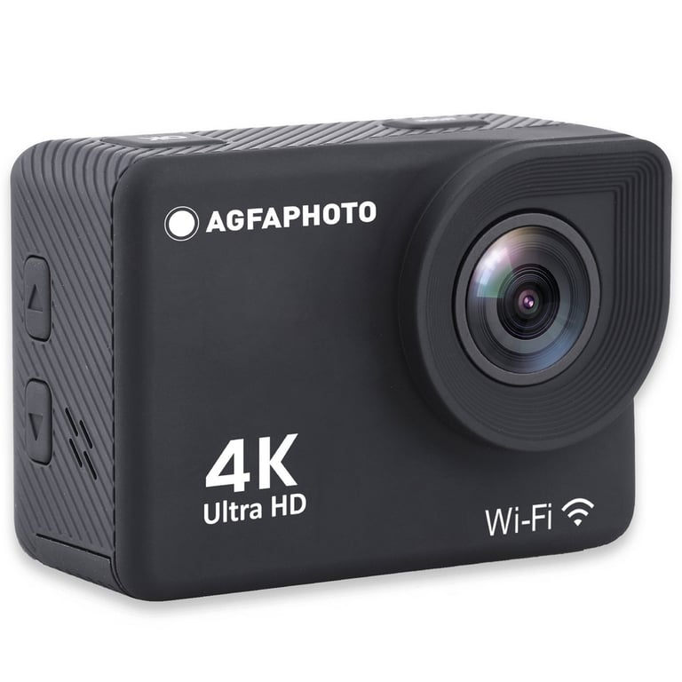AGFAPHOTO Realimove AC9000 - Caméra Sport Action Cam 4K, Objectif Grand Angle 170°, Photo 12MP, Écran LCD 2.0'', Stabilisation Électronique, Boîtier Étanche 30m, WiFi, Batterie Lithium - Noir - Excellent état Comme neuf - Agfa Photo reconditionné disponible sur Pixmania