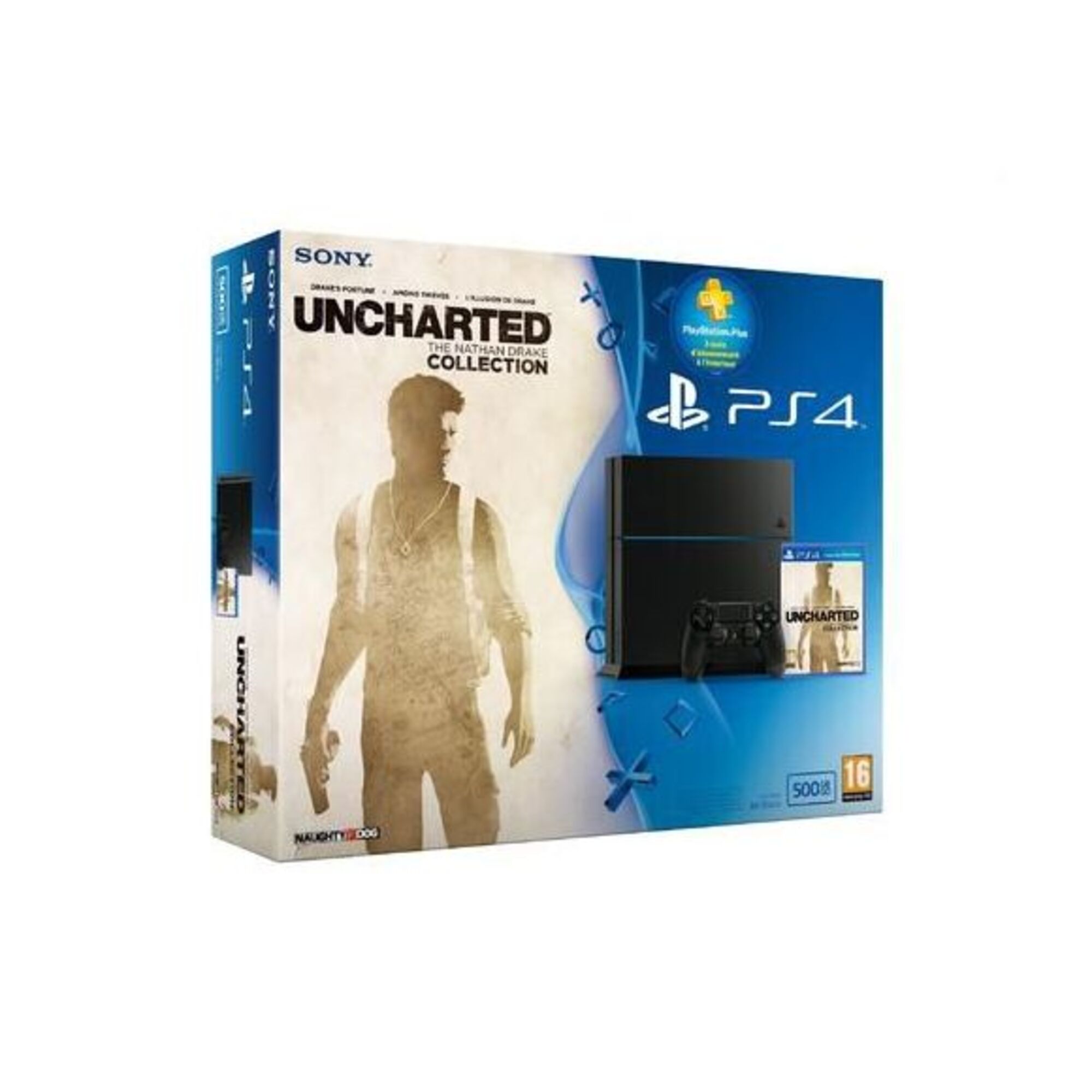 Acheter Console PS4 500Go + Uncharted : The Nathan Drake Collection + PS Plus 3 mois - Bon état Bon état - 379,99 € Console PS4 500Go + Uncharted : The Nathan Drake Collection + PS Plus 3 mois - Bon état Bon état - Sony reconditionné disponible sur Pixmania