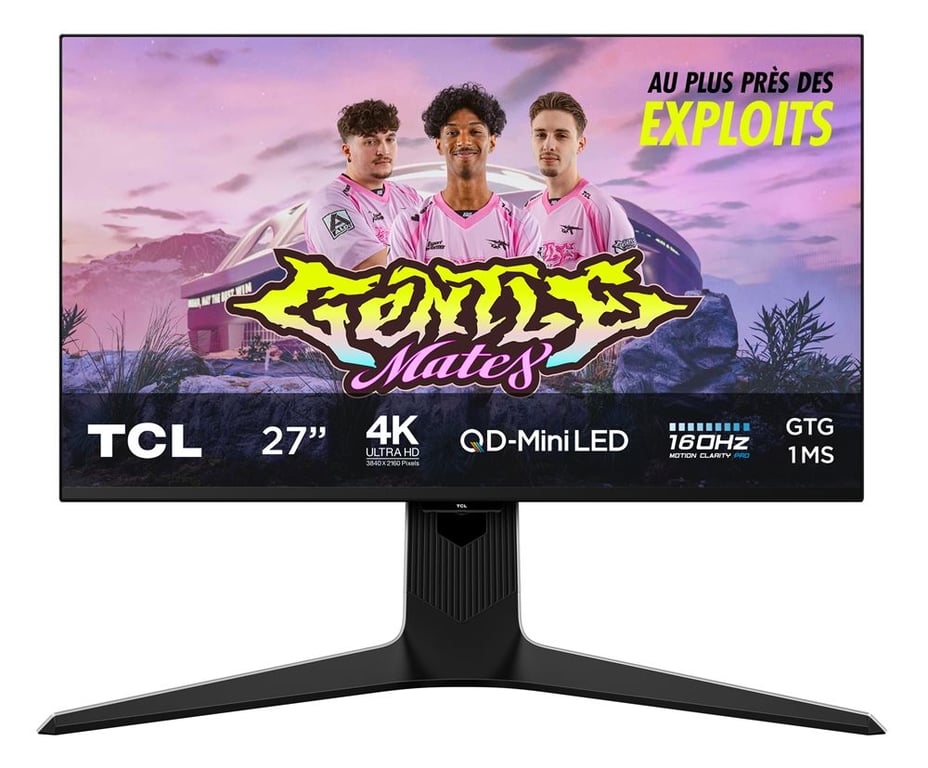 Ecran PC Tcl Gaming 27R83U 4K Qled Mini LED 160Hz - Excellent état Comme neuf - TCL reconditionné disponible sur Pixmania