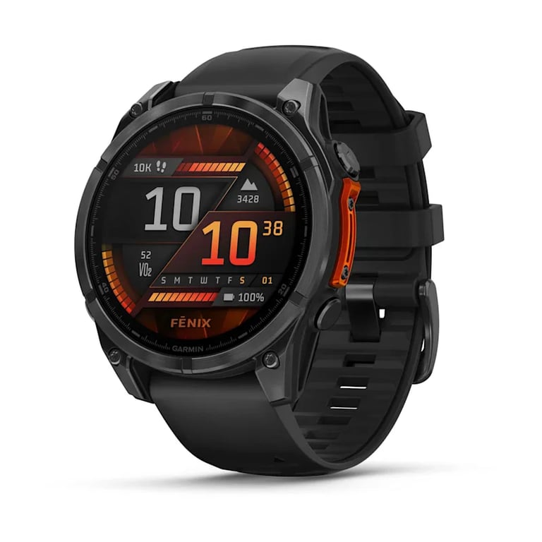 Garmin Fenix 8 3,56 cm (1.4 ) AMOLED 47 mm Numérique 454 x 454 pixels Écran tactile Noir Wifi GPS (satellite) - Excellent état Comme neuf - Garmin reconditionné disponible sur Pixmania