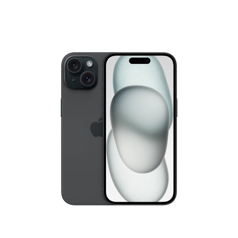iPhone 15 (5G) 256 Go, Noir, Débloqué - Bon état