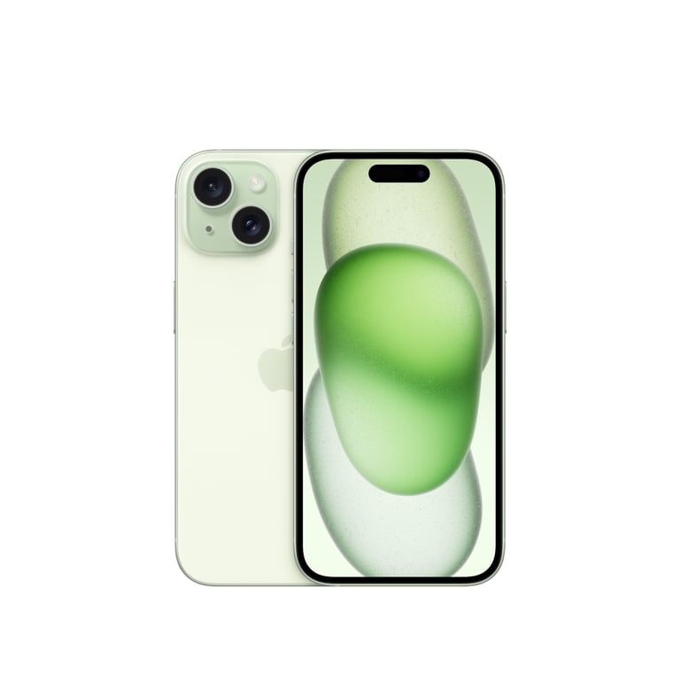 iPhone 15 (5G) 256 Go, Vert, Débloqué - Bon état