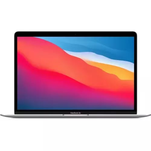 MacBook Air M1 (2020) 13.3', 3.2 GHz 256 Go 8 Go  Apple GPU 8, Argent - AZERTY - Très bon état