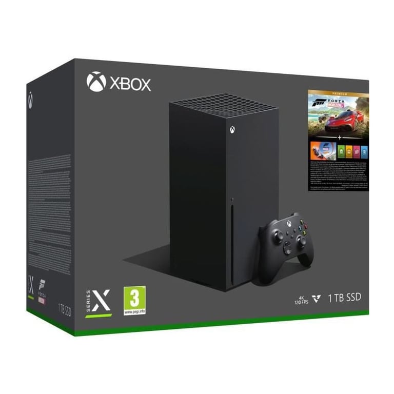 Pack Console Microsoft Xbox Series X 1 To + Forza Horizon 5 Premium Edition - Bon état - Bon état Microsoft sur Pixmania